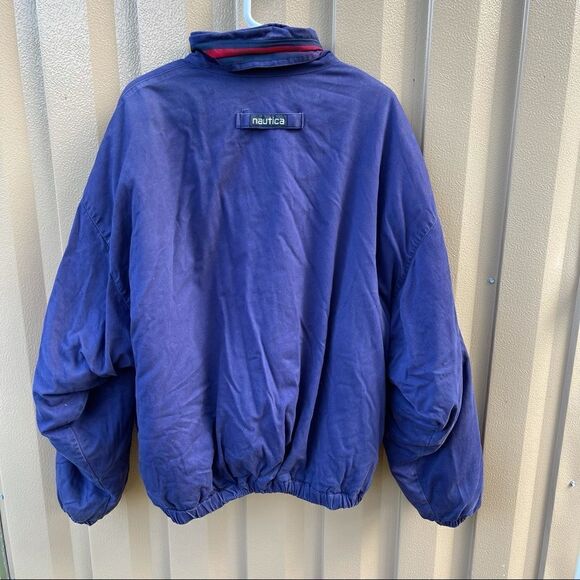 Vintage Nautica Spell-out Sleeve Oversized jacket - Picture 4 of 5